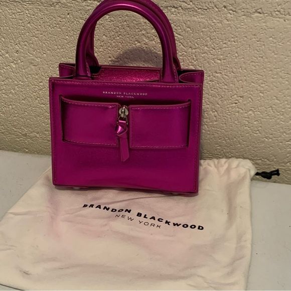 Brandon Blackwood Handbags - NWT BRANDON BLACKWOOD KUEI BAG | METALLIC PINK